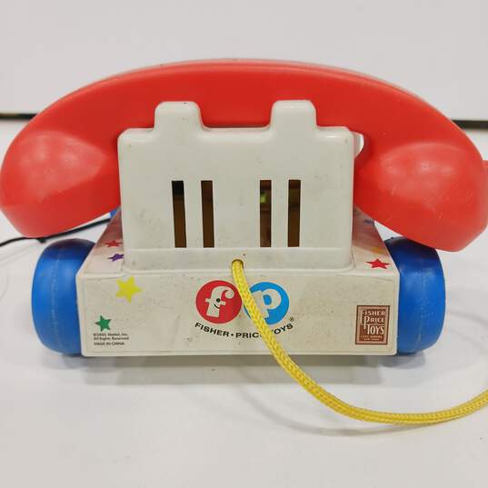 Vintage Fisher Price Pull Toy Phone image number 3