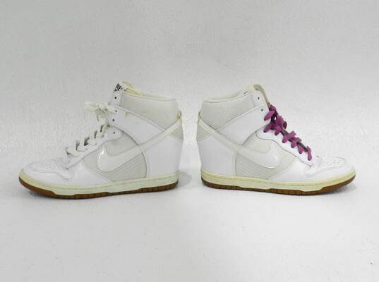 Nike Dunk Sky High White Gum Women's Shoe Size 8 image number 5