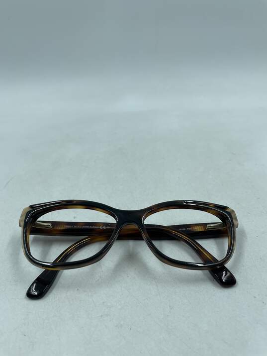 Jimmy Choo Tortoise Oval Eyeglasses Rx image number 1