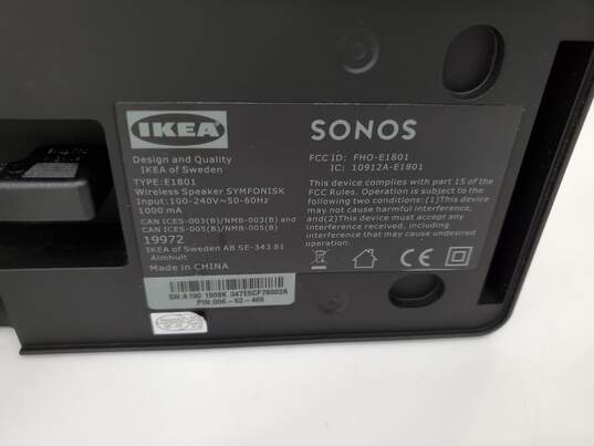 IKEA Sonos Symfonisk WiFi Bookshelf Speaker E1801 image number 3
