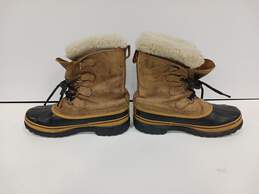 Sorel Women's Brown And Black Rubber And Leather Caribou Boots Size 8 alternative image