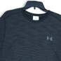 NWT Under Armour Mens Black Space Dye Crew Neck Activewear T-Shirt Size XL image number 3
