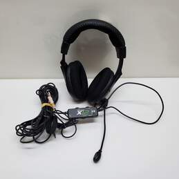 Turtle Beach Ear Force x12 Green/Black Gaming Headset with Microphone-Untested