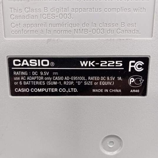 Casio WK-225 76-Key Electronic Keyboard image number 6