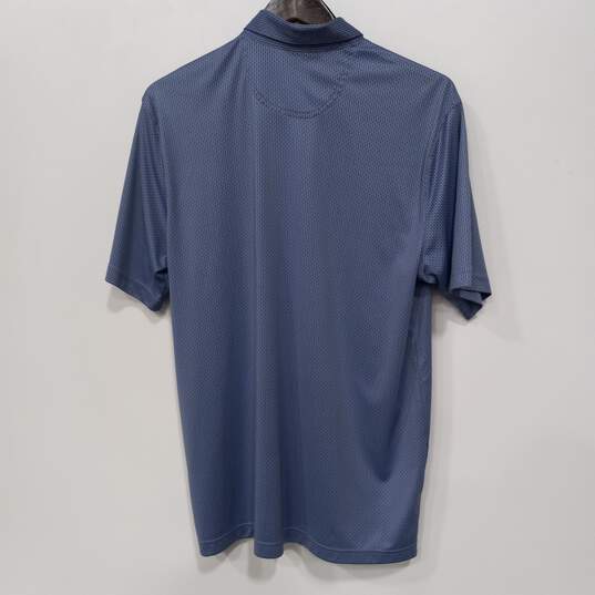 Men's Blue Greg Norman Polo Shirt Size Large image number 2