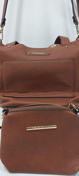 Steve Madden Women's Brown Leather Purse w/Matching Wallet alternative image