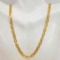 14K Yellow Gold Fancy Link Chain Necklace 17.9g image number 2