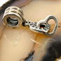 Designer Pandora S925 ALE Sterling Silver Interlocking Hearts Dangle Charm image number 3