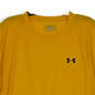 Mens Yellow Short Sleeve Round Neck Heatgear Outdoor T-Shirt Size XXL image number 3