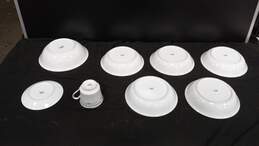 Bundle of 6 Wedgewood Rosedale Ceramic Bowls w/Tea Cup and Saucer alternative image