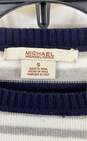 Michael Kors Women Blue Striped Long Sleeve Top S image number 3