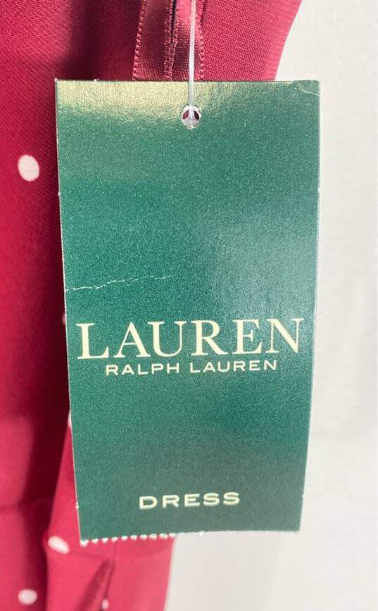 Lauren Ralph Lauren Women Burgundy Dress - Size 6 image number 5