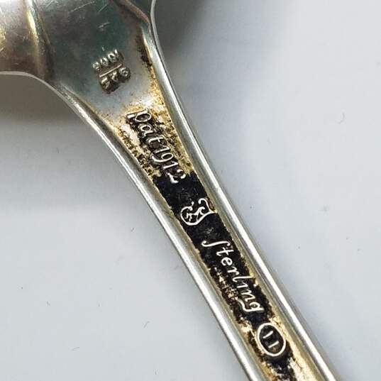 Unbranded Sterling Silver 6in Vintage Spoon Bundle 6pcs 126.2g image number 5
