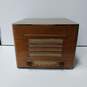 Vintage Admiral Record Player In Wooden Case image number 1
