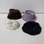 Bundle of 4 Assorted Vintage Hats (Different Styles, Different Sizes, Different Colors) image number 2