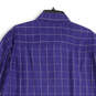 NWT Mens Blue Check Long Sleeve Collared Custom Fit Button-Up Shirt Sz 2XL image number 4