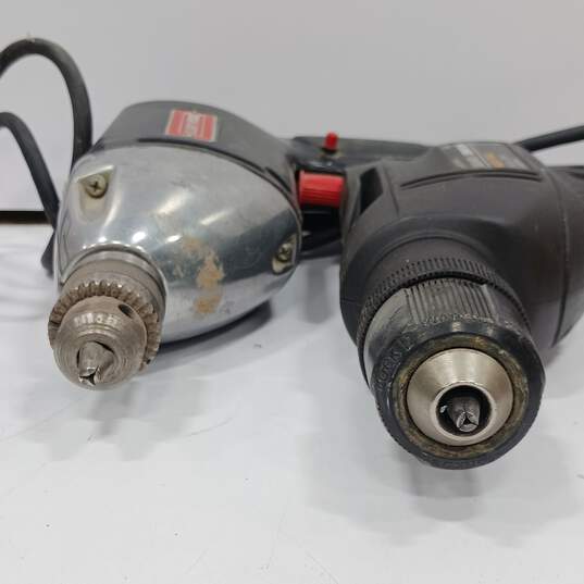 Pair of Craftsman 3/8" Corded Electric Drills image number 4