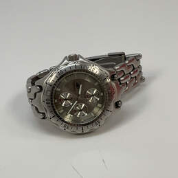 Designer Fossil Silver-Tone Chronograph Round Dial Analog Wristwatch alternative image
