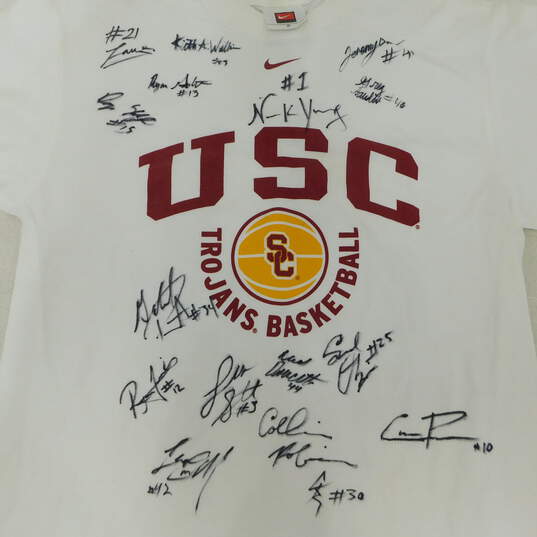 2005-06 USC Men's Basketball Team Signed Shirt image number 6
