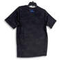 Mens Black Blue Crew Neck Short Sleeve Pullover Activewear T-Shirt Size M image number 2