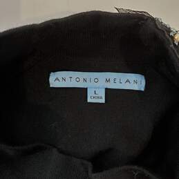 Antonio Melani Black Wool Blend Sleeveless Pullover Dress NWT Size L alternative image