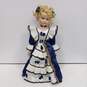 Pair of Beautiful 18" Porcelain Dolls with Stands image number 3