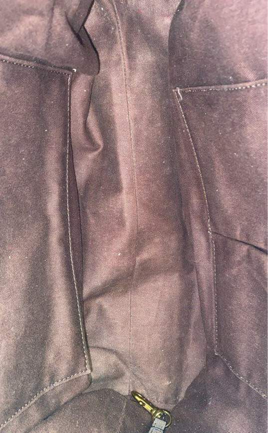 Frye Leather Large Tote Dark Brown image number 4