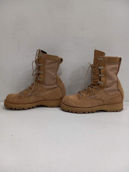 Belleville Military Tan Boots Men's Size 5.5R image number 2