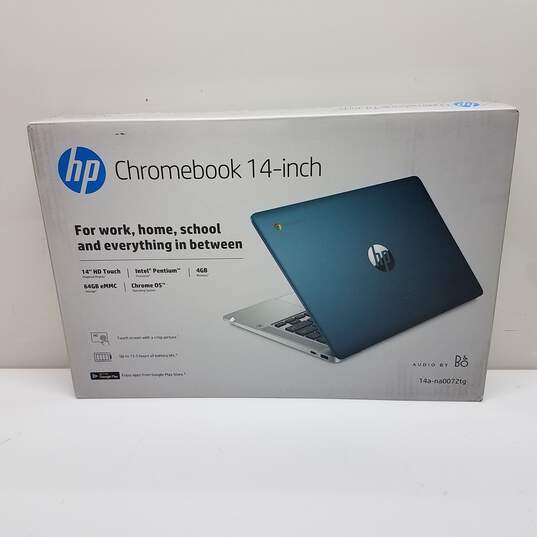 HP Chromebook 14-inch Intel Pentium Silver N5030, 4GB RAM 64GB eMMC in Box image number 1