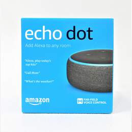 Amazon Echo Dot 3rd Gen Smart Speaker with Alexa - Charcoal Sealed