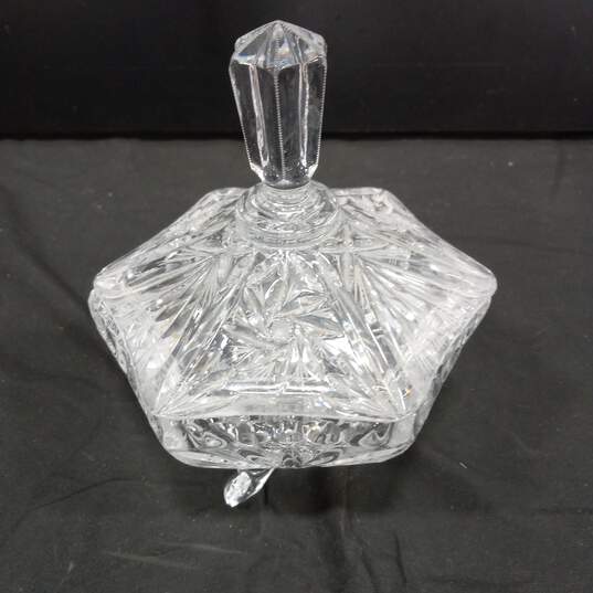 Crystal Candy Dish w/Lid image number 1