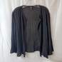 Eileen Fisher Black Button Up Cardigan Size L image number 1