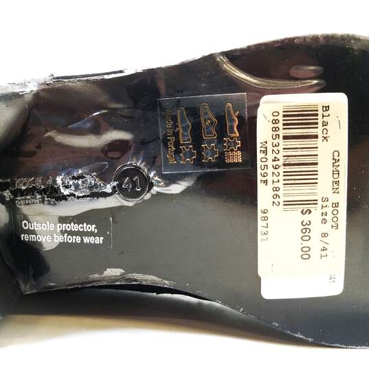 AllSaints Leather Velvet Wingtip Chelsea Boots Black 8 image number 5