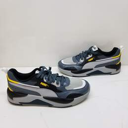 Mn Puma X-Ray 2 Square Sneakers Gray Yellow Sz 13