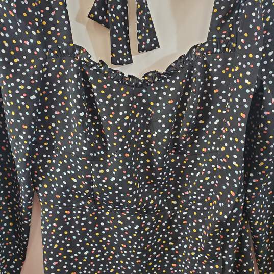 Urban Outfitter Women's Black Polka Dot Mini Dress SZ S NWT image number 2