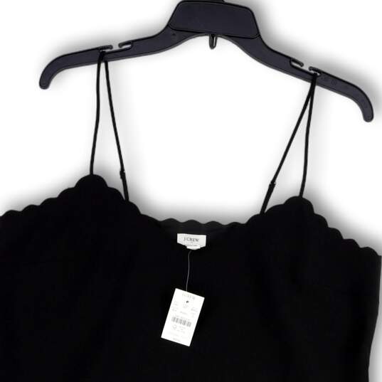 NWT Womens Black Sleeveless Spaghetti Strap Camisole Blouse Top Size 12 image number 3