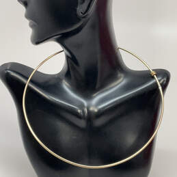 Designer ALM SoHo Gold-Tone Neck Wire Hole Collar Choker Necklace
