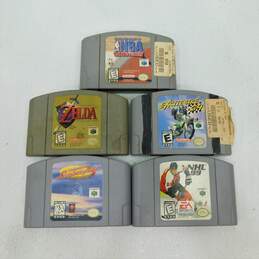 5ct Nintendo 64 N64 Game Lot