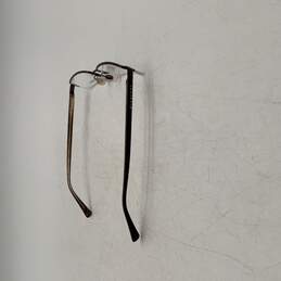 Burberry Mens Brown Half-Rim Rectangular Reading Glasses With Case in Box alternative image
