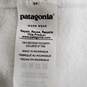 Patagonia Synchilla WM's 1/4 Zip White Fleece Pullover Size M image number 3