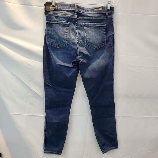 Kut From the Kloth High Rise Connie Fab AB Ankle Skinny Jeans NWT Size 12 image number 2