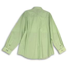 NWT Alfani Mens Green Chevron Long Sleeve Slim Fit Button-Up Shirt Size XXL alternative image