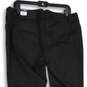 Womens Black Columnist Flat Front Barely Bootcut Leg Ankle Pants Size12R image number 4