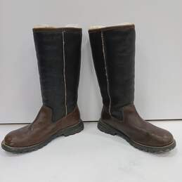 UGG Brooks Tall Black And Brown Men's Boots Size 7 alternative image