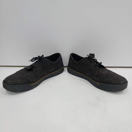 Dr. Martens Cairo Lo Unisex Black Canvas Lace Up Sneakers Size M9/W10 image number 2