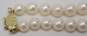 Romantic 14K Yellow Gold Clasp Pearl Bracelet 11.9g image number 3