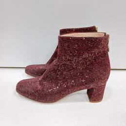 Kate Spade Women's Red Glitter Boots Size 6 alternative image