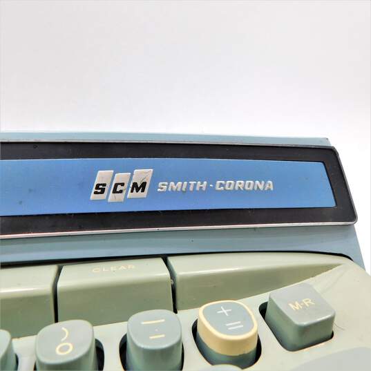 Vintage Smith Corona Coronet Super 12 Blue Electric Typewriter With Hard Case image number 7