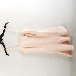 BCBGeneration Women Pink Blush Sleeveless Spaghetti Strap Midi Dress XS 0 NWT