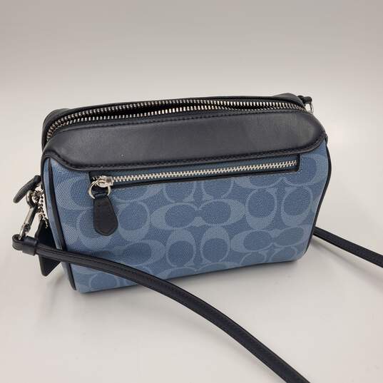 Buy Coach Bennett Crossbody Bag Purse in Denim Blue Signature Canvas &  Leather for USD 129.99 | GoodwillFinds
